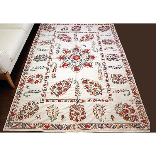 特別SALE シルクスザンニ 刺繍布 Z-202 245x170cm |  | 02