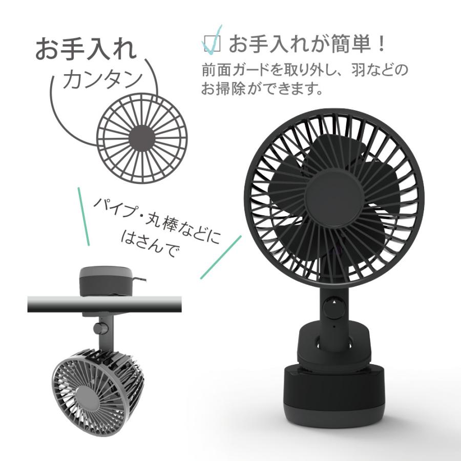 TOPLAND（トップランド） 車用 車載用 扇風機 サーキュレーター