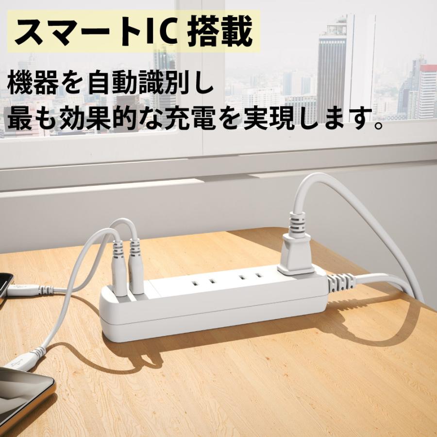 TOPLAND（トップランド） 延長コード ACコンセント 3個口 USBポート