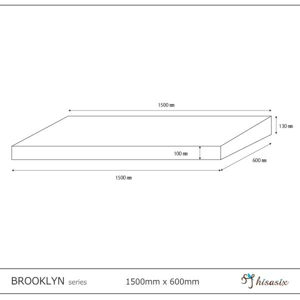 【正規販売店】 男前看板庇 ブルックリンモデル 【横幅150cm、奥行60cm】ひさし 店舗看板 屋根 庇　ひさしっくす 【2898328208】(105270円)