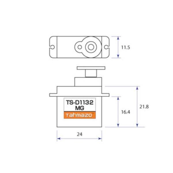 Tahmazo(タマゾー)サーボ TS-D1132MG OK模型 48907 ハイ