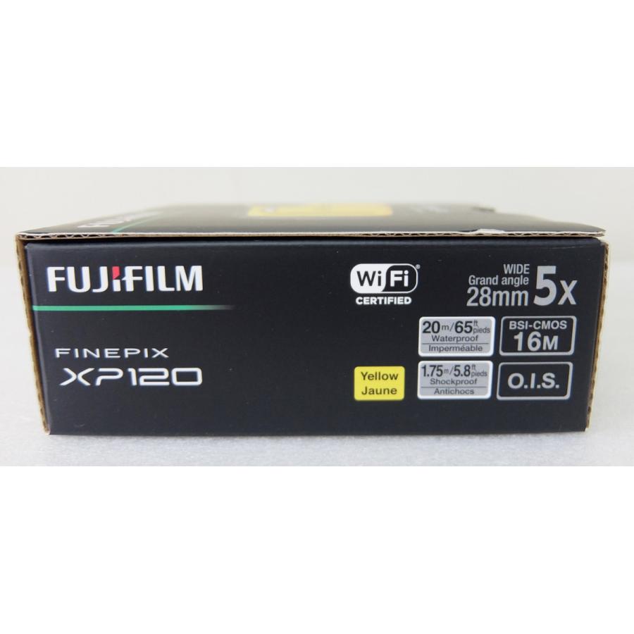 FinePix 富士フィルム FUJIFILM 防水デジタルカメラ XP120 イエロー