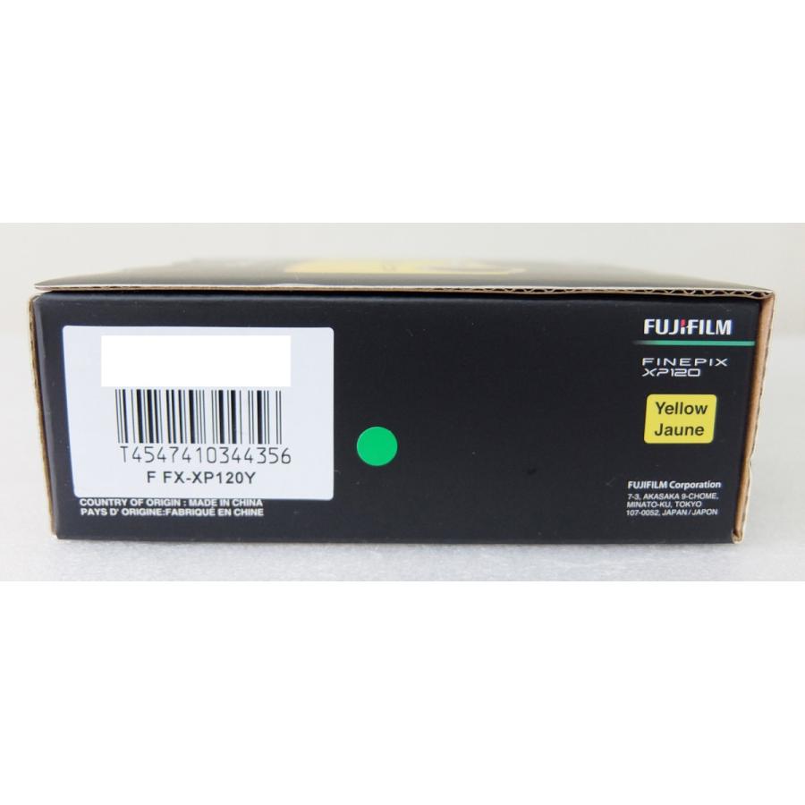 FinePix 富士フィルム FUJIFILM 防水デジタルカメラ XP120 イエロー
