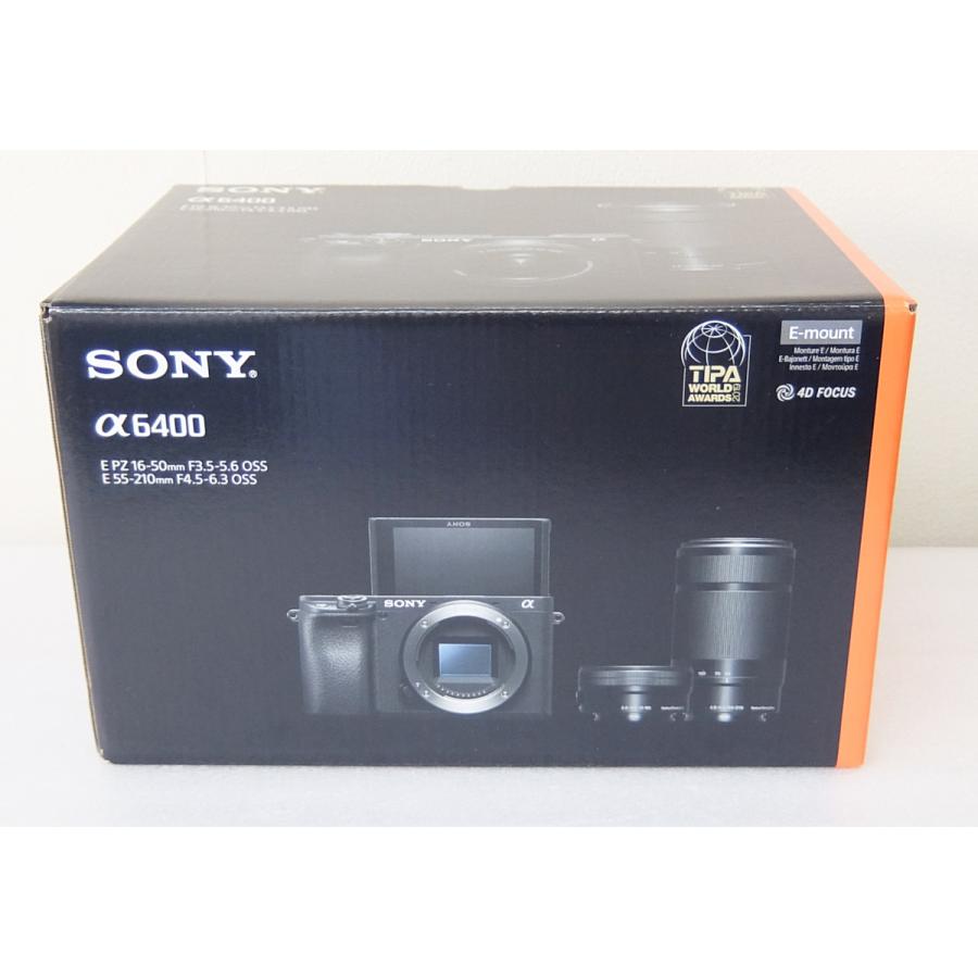 α6000 ソニー SONY α6400 ILCE-6400Y S シルバー ダブルズームレンズ