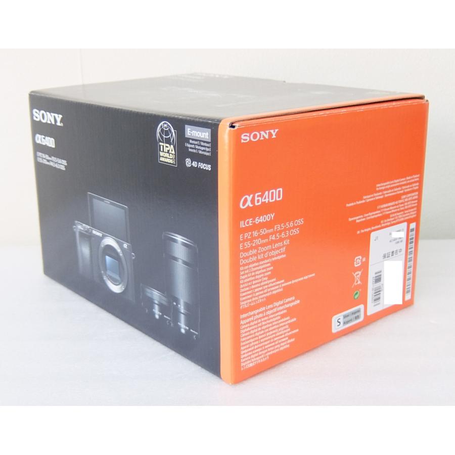α6000 ソニー SONY α6400 ILCE-6400Y S シルバー ダブルズームレンズ