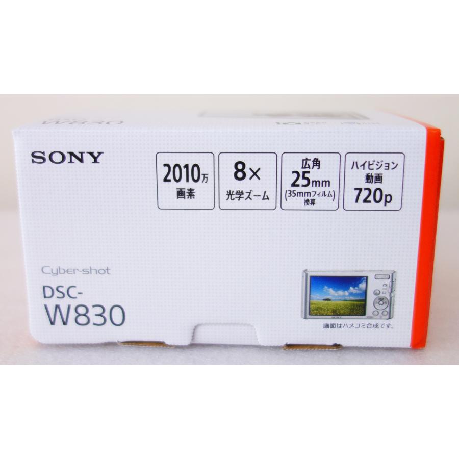 新品 ソニー SONY サイバーショット DSC-W830 シルバー コンパクトデジタルカメラ｜topone1｜03