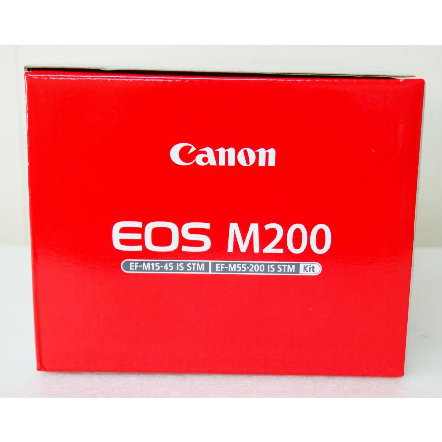 EOS M キヤノン Canon M200 ダブルズームキット ホワイト ミラーレス