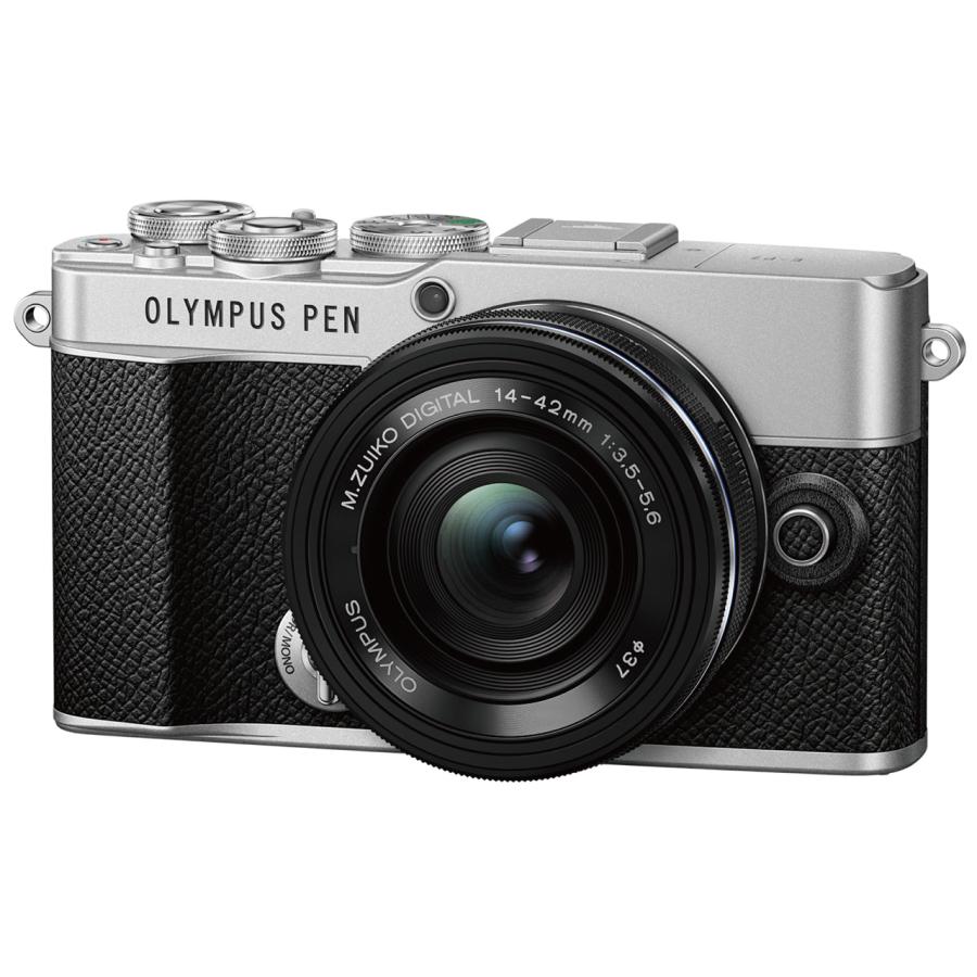 【値下げ3日間限定】オリンパス　E-P7 ミラーレス一眼 レンズキット シルバー OLYMPUS PEN オリンパス E-P7 14-42mm EZレンズキット シルバー ミラー