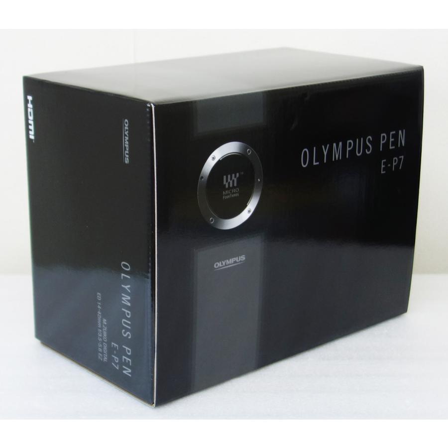 オリンパス OLYMPUS PEN E-P7 14-42mm EZレンズキット シルバー ミラーレス デジタル一眼カメラ 新品 外箱訳ありの画像