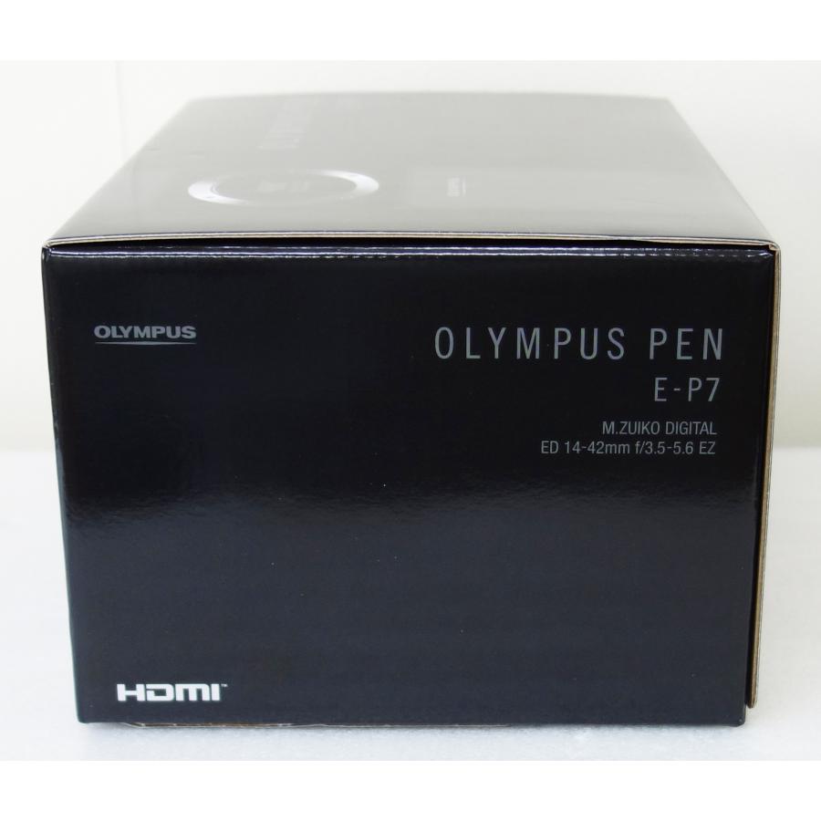 オリンパス OLYMPUS PEN E-P7 14-42mm EZレンズキット シルバー ミラーレス デジタル一眼カメラ 新品 外箱訳ありの画像