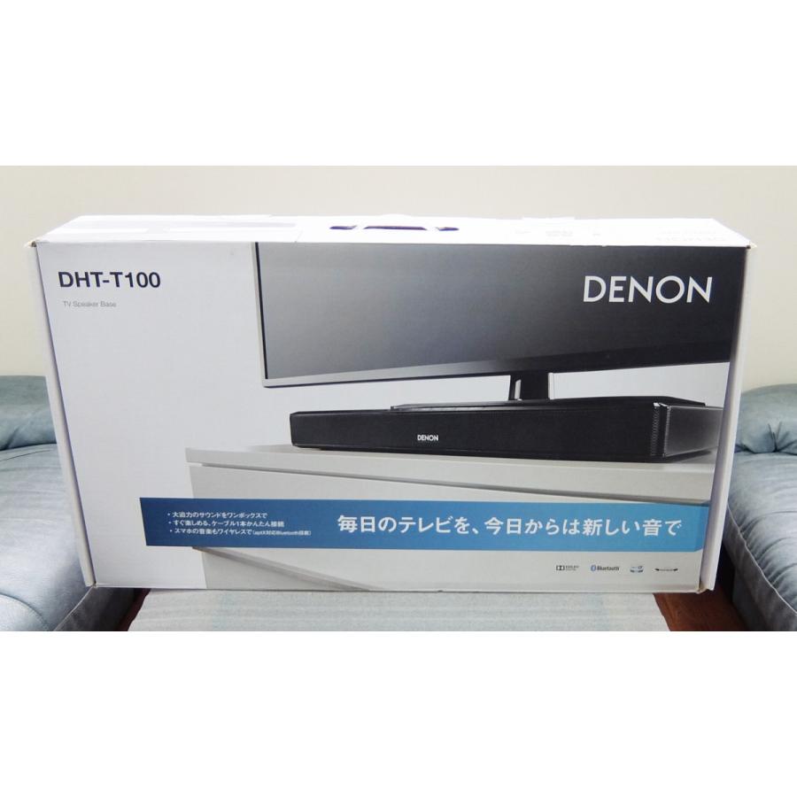 デノン DENON ホームシアタースピーカー DHT-T100-K 台座型 スピーカー