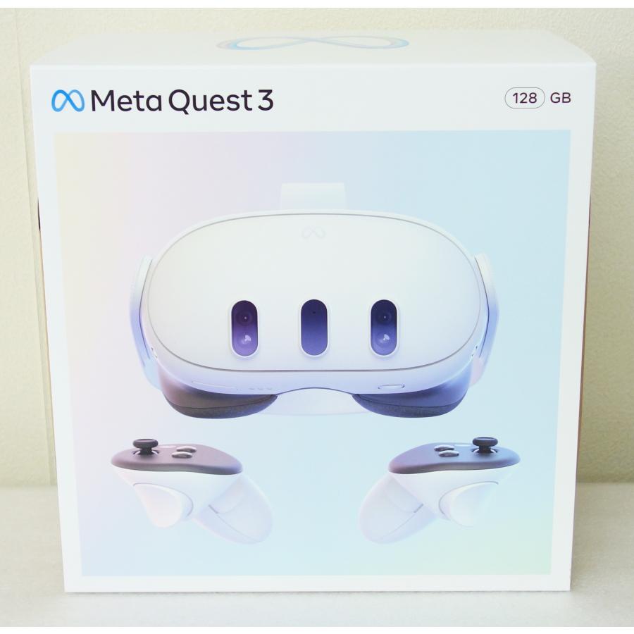Quest3 128GB 付属品付き メタ Meta Quest 3 クエスト 128GB 899-00591-01 VRヘッドセット 新品