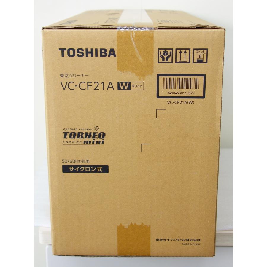 トルネオ 東芝 TOSHIBA ミニ VC-CF21A-W ホワイト サイクロン