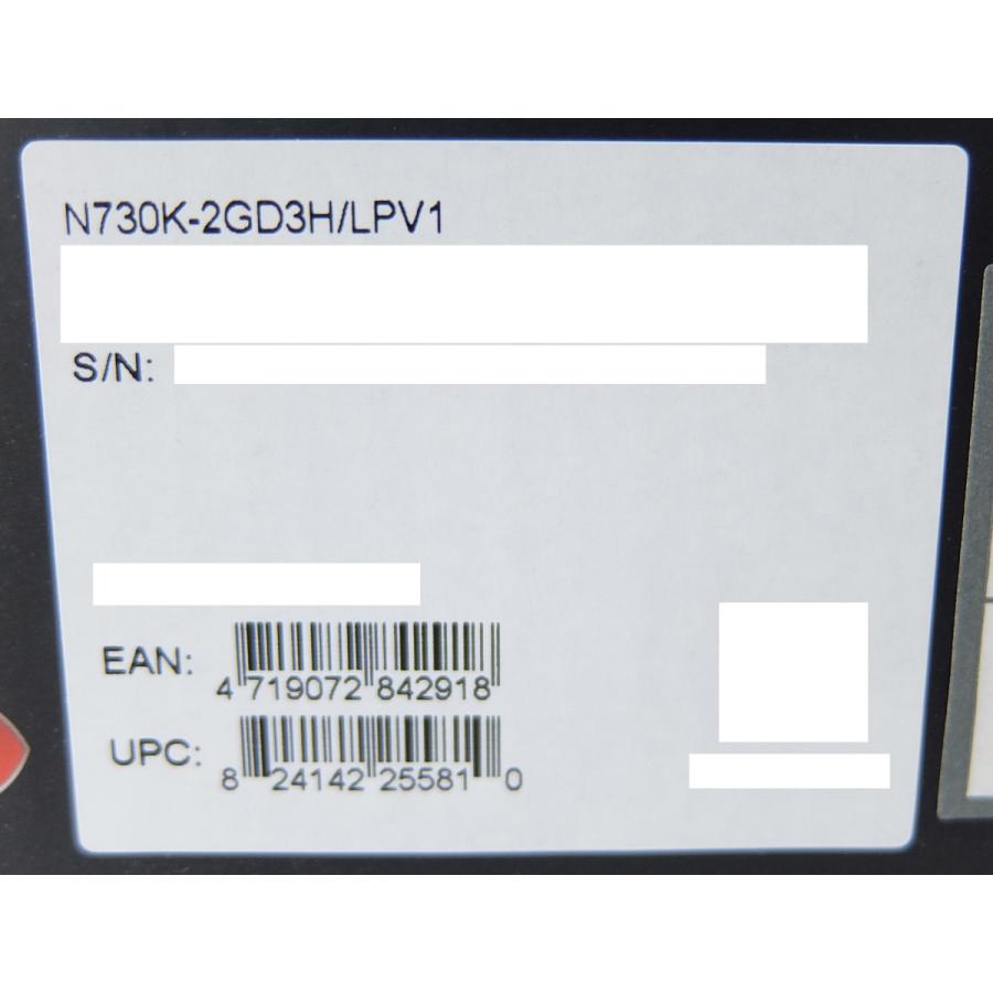 MSI GT NVIDIA GeForce 730 N730K-2GD3H/LPV1 グラフィック