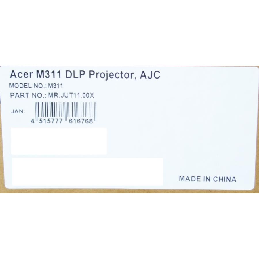 acer エイサー Acer M311 ホワイト DLP方式 スマート acer エイサー Acer M311 ホワイト DLP方式 スマート