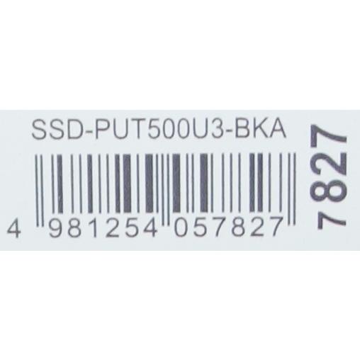 BUFFALO（バッファロー） BUFFALO SSD-PUT500U3-BKA ブラック 500GB