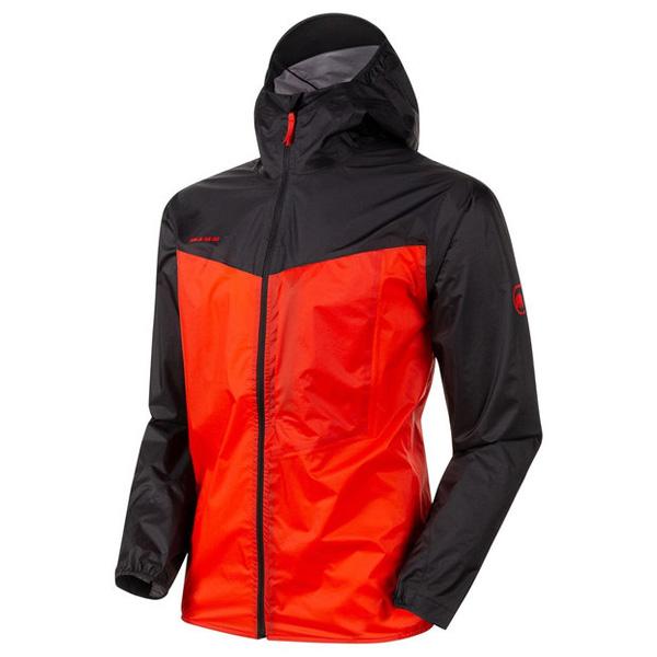 マムート Kento Light HS Hooded Jacket AF Men スパイシー/ブラック M 