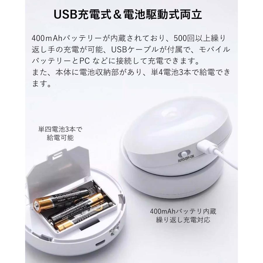 人感センサー ライト ナイトライト 夜間人感 室内 足元ライト フッド