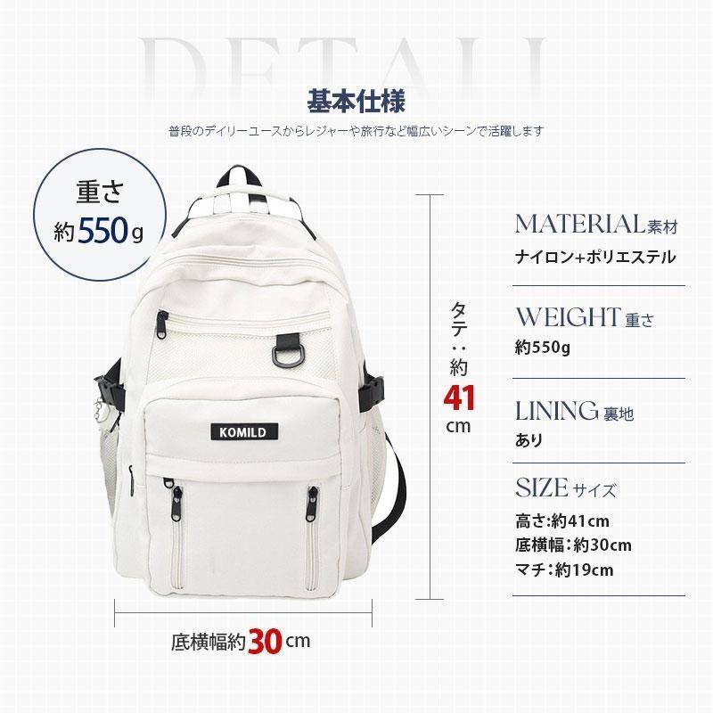 ペレボルサ バッグ リュック ホワイト　バック　防水　レディース　メンズ　　A4 ペレボルサ バッグ リュック ホワイト バック 防水 レディース メンズ A4