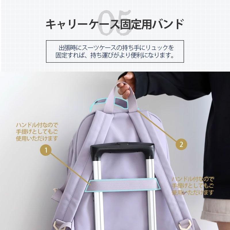 リュック レディース メンズ リュックサック バックパック 多収納 多機能 ナイロン 大容量 撥水 超軽量 カップル 防水 a4 通学 通勤 旅行 学生 おしゃれ 2025 |  | 13