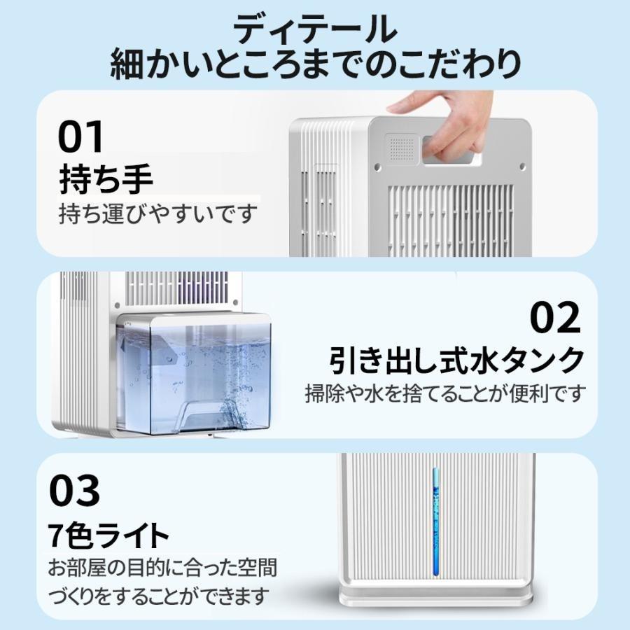 除湿機 空気清浄機 ペルチェ式 除湿能力 600ml/日 Amazon.co.jp: 【2024最新型/ペルチェ式で除湿量UP!】除湿機