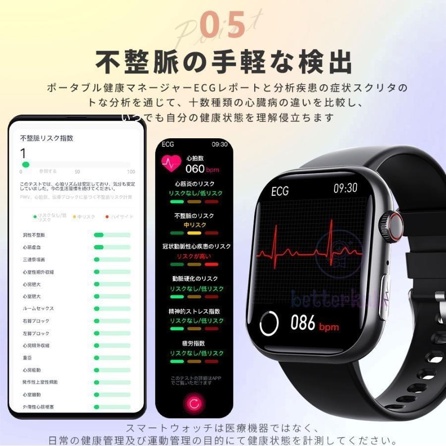 腕時計 スマートウォッチ 日本製 センサー 血中酸素 心拍数 活動量計