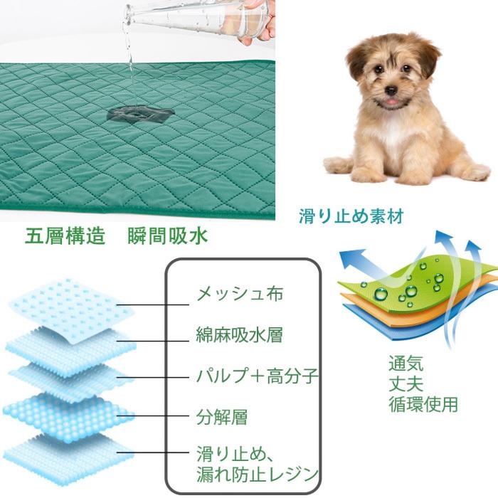 トイレマット 送料無料でお届けします ペットシーツ トイレシート 猫犬 洗えるペットシーツ おしっこマット 防水 介護用品 漏れ防止 洗える 抗菌 速乾 滑り止め 繰り返し使用可能