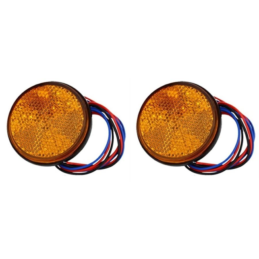 TRS 丸型 LEDリフレクター 12V or 24V ブレーキ/スモール 2段階発光 2