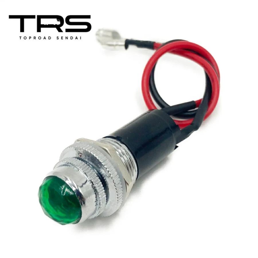 TRS TRS LEDパイロットランプ 24V 16mmφ 埋め込み ギボシ付 クリア