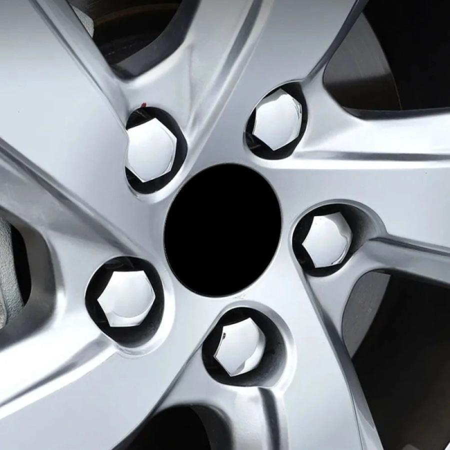 TRS ホイールナットキャップ 20個入 ABS 17mm/19mm/21mm シルバー