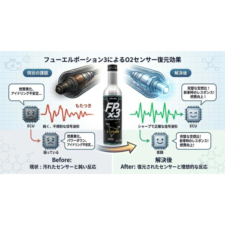 YAZAWA FPx3 フューエルポーション3 300ml FP3-G300 爆買 : トラック
