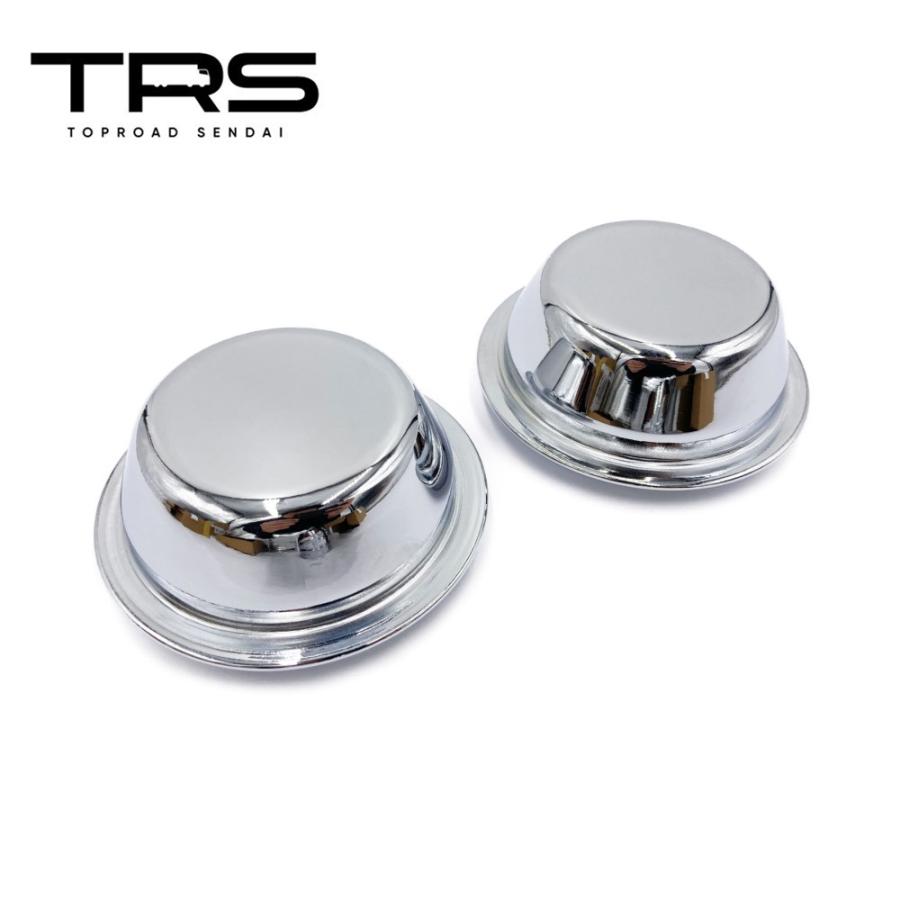 TRS フロントメッキハブキャップ いすゞ4t フォワード 小 L/R スチール 