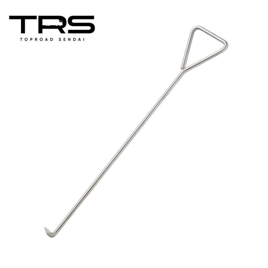 TRS パレットフック 900mm ステンレス SUS304 引っ張り棒 鳶口 380371