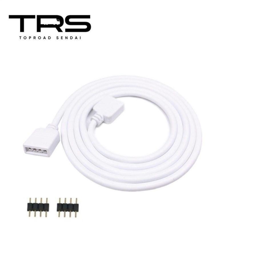 TRS TRS LEDテープ延長ケーブル 4ピンRGB ホワイト 3m 328155 : トラックショップトップロード仙台 - 通販 ...