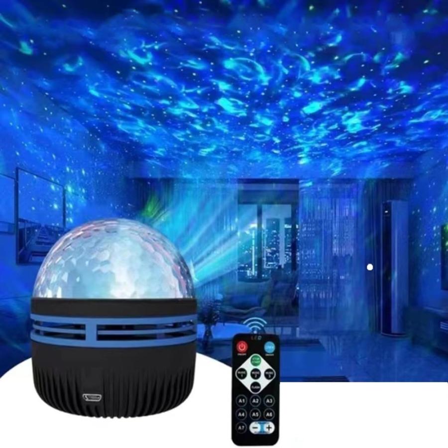 TRS プロジェクターライト オーロラ USB電源 リモコン付き 380498