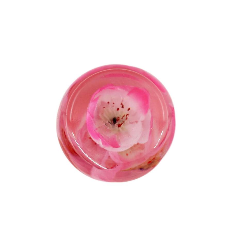 TRS 薔薇 バラ 水中花 シフトノブ 150mm クリア/ピンク 12×1.25 8mm