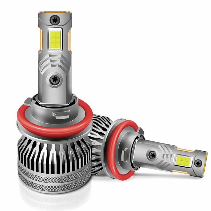 超高照度H11/H8用LEDバルブ TRS 高輝度LEDバルブ 2個セット フォグ用 レモンイエロー H11/H8/H9