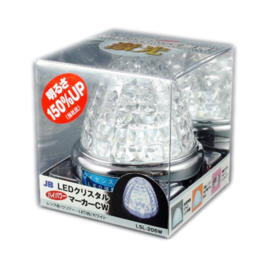 日本ボデーパーツ工業 マーカーランプ トラック用品 激光 クリアー 