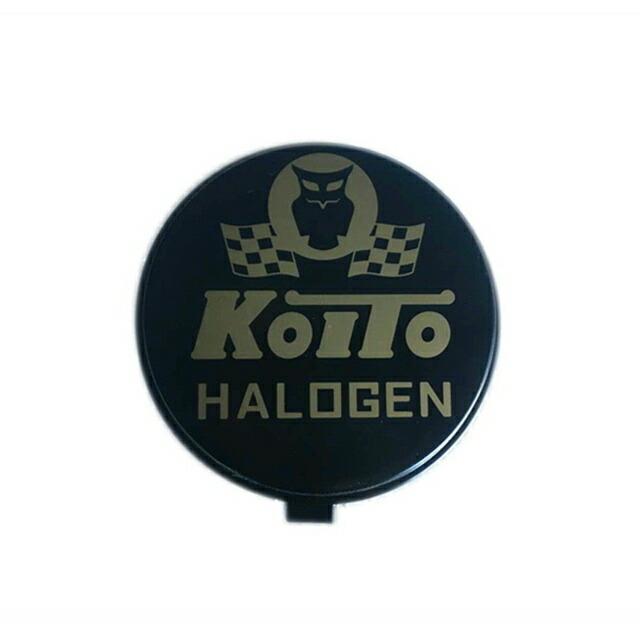 小糸製作所 フォグランプ 丸型フォグランプ 12V-55W H3 黒/金カバー付