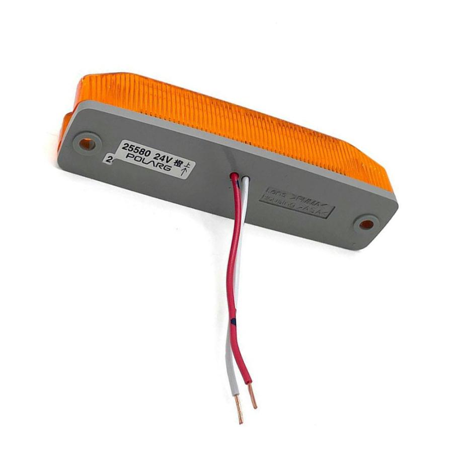POLARG ポラーグ LEDトップマーカー 車高灯 24V LED6灯 アンバー 25580