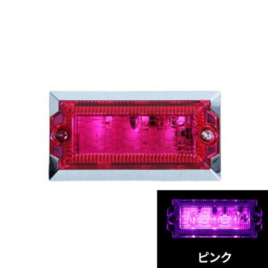 在庫処分 ジェットイノウエ LED3 ミニフラットマーカーNEO 24V ローズ 