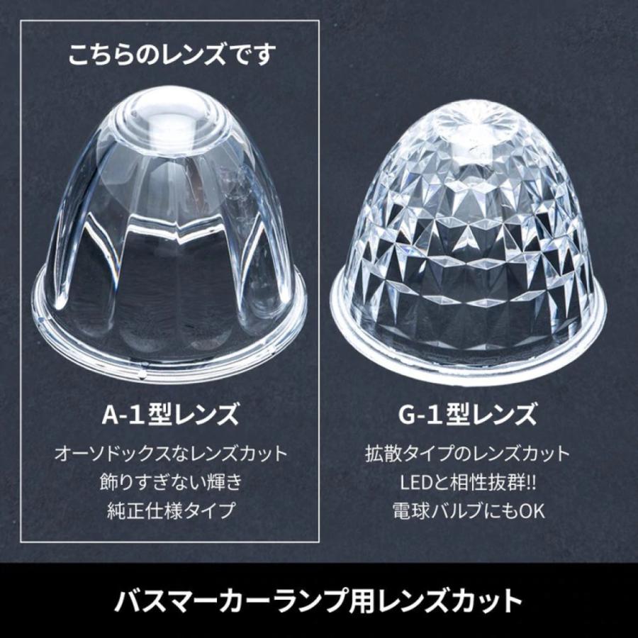 ジェットイノウエ トラック用品 A-1プラマーカーレンズ 紅茶 632379