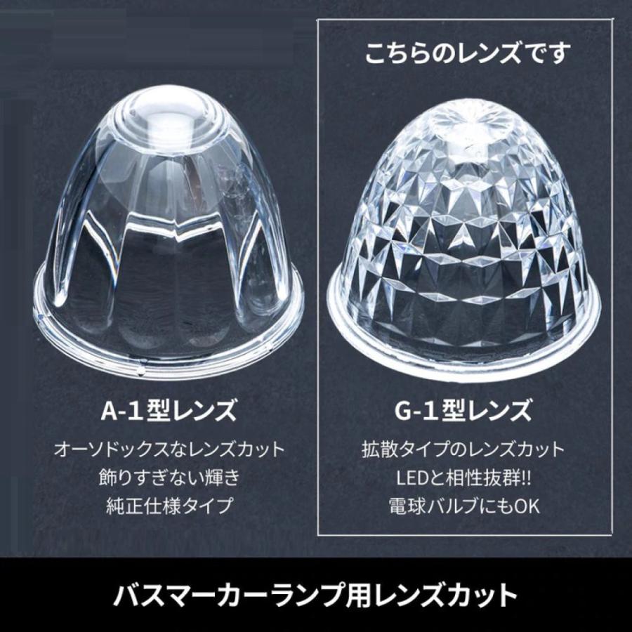 ジェットイノウエ トラック用品 G-1プラマーカーレンズ 紅茶 632389