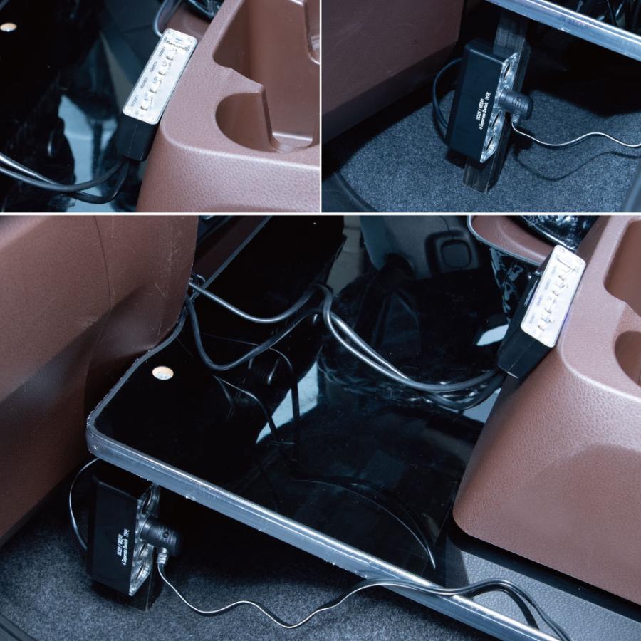 ジェットイノウエ トラック用品 トグルスイッチ4連ソケット セパレート