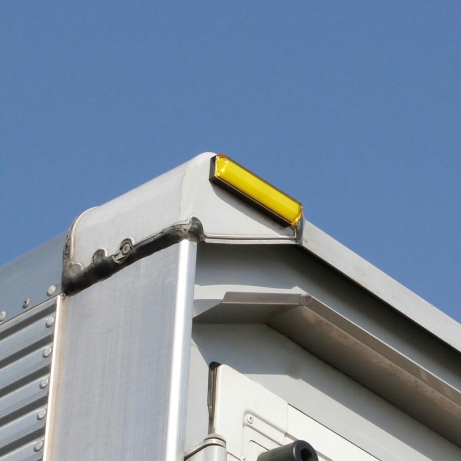 槌屋ヤック 車高灯 トラック用品 閃光車高灯 イエロー 12/24V共用