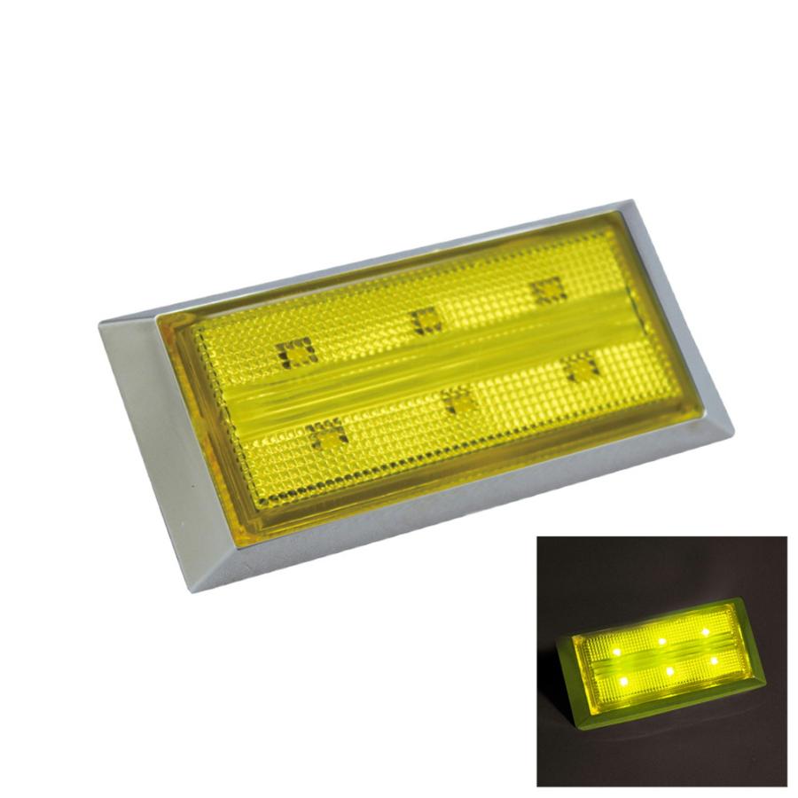 流星ポイントマーカー　シグマイエロー　CE２８１　1０個セット 槌屋ヤック LED 流星ポイントマーカー シグマ 24V イエロー CE281