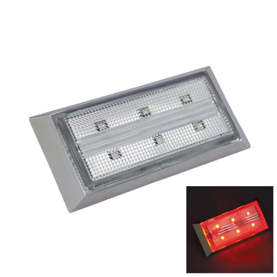槌屋ヤック LED 流星ポイントマーカー シグマ 24V クリア/レッド