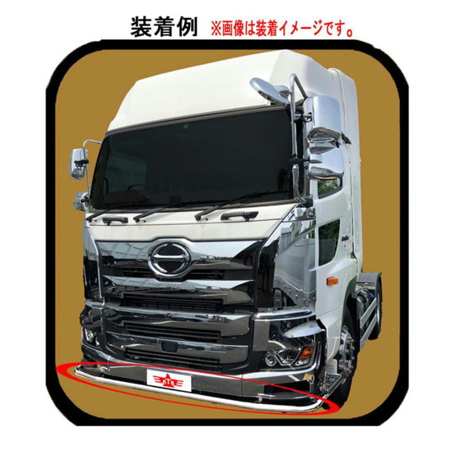 ATS メーカー直送 ステンパイプバンパー フロント&サイド3点セット 17