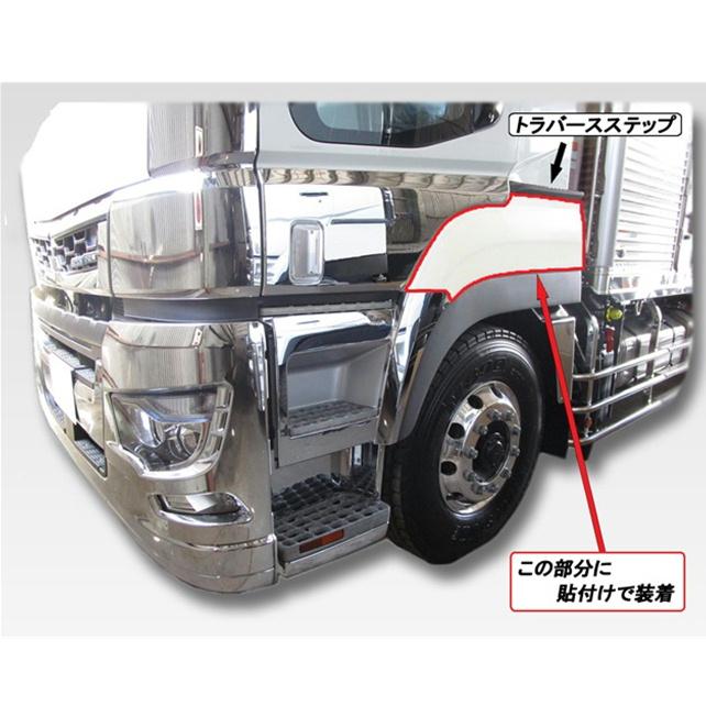 ATS メーカー直送 トラック用品 メッキフェンダーカバー L/R 17/NEW