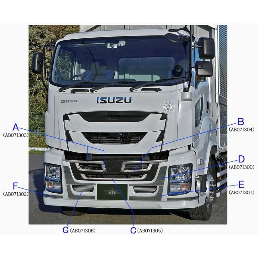 国内最安値 Ats ファイブスターギガ H27 11 用バンパーミドルプレート L R Sus かぶせ式 Ab07i301 画像eの部分 在庫限り Www Muslimaidusa Org